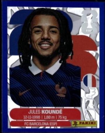 Jules Kounde [Blue Crumple] #FRA5
