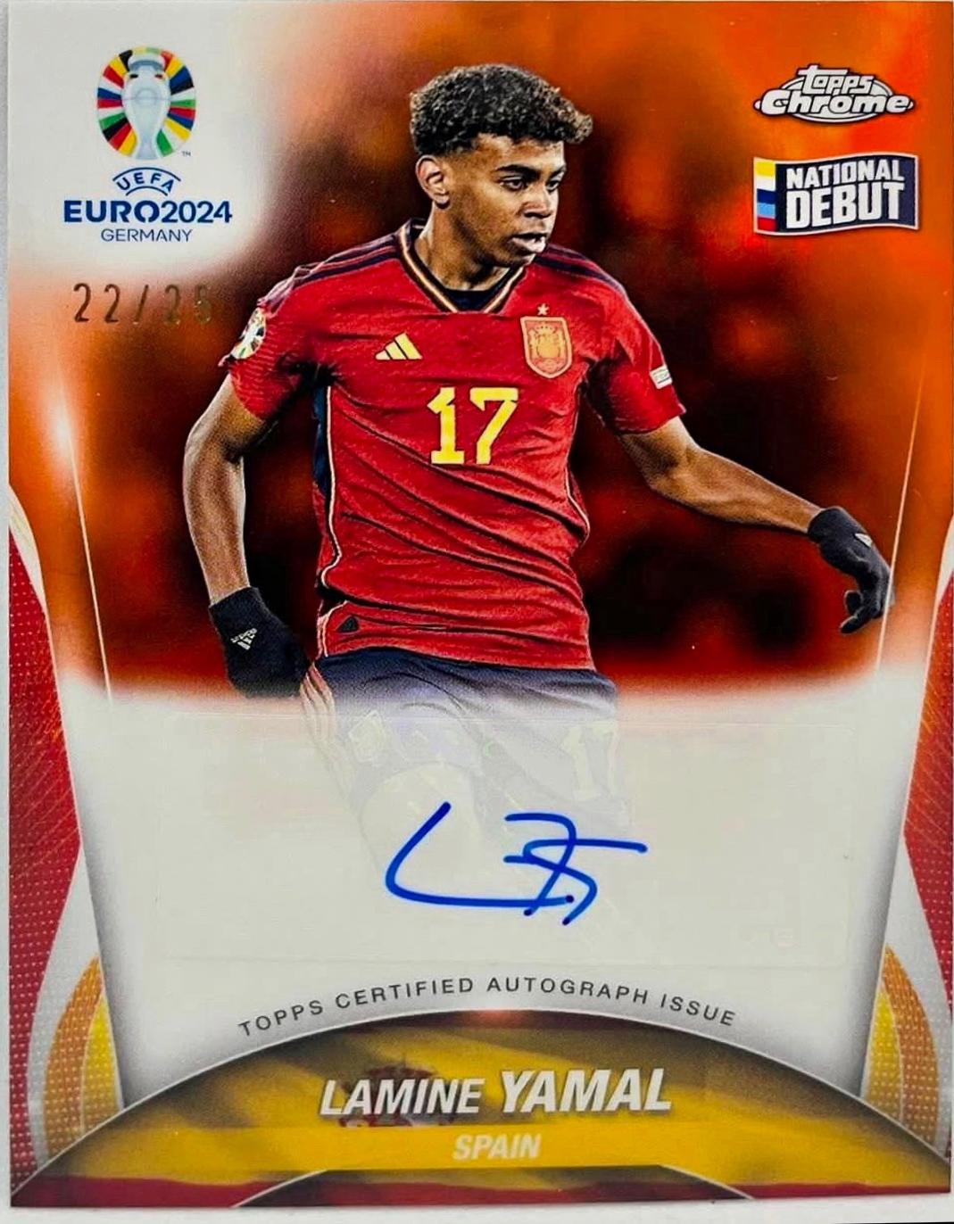 Lamine Yamal [Orange Refractor] #CA-LY