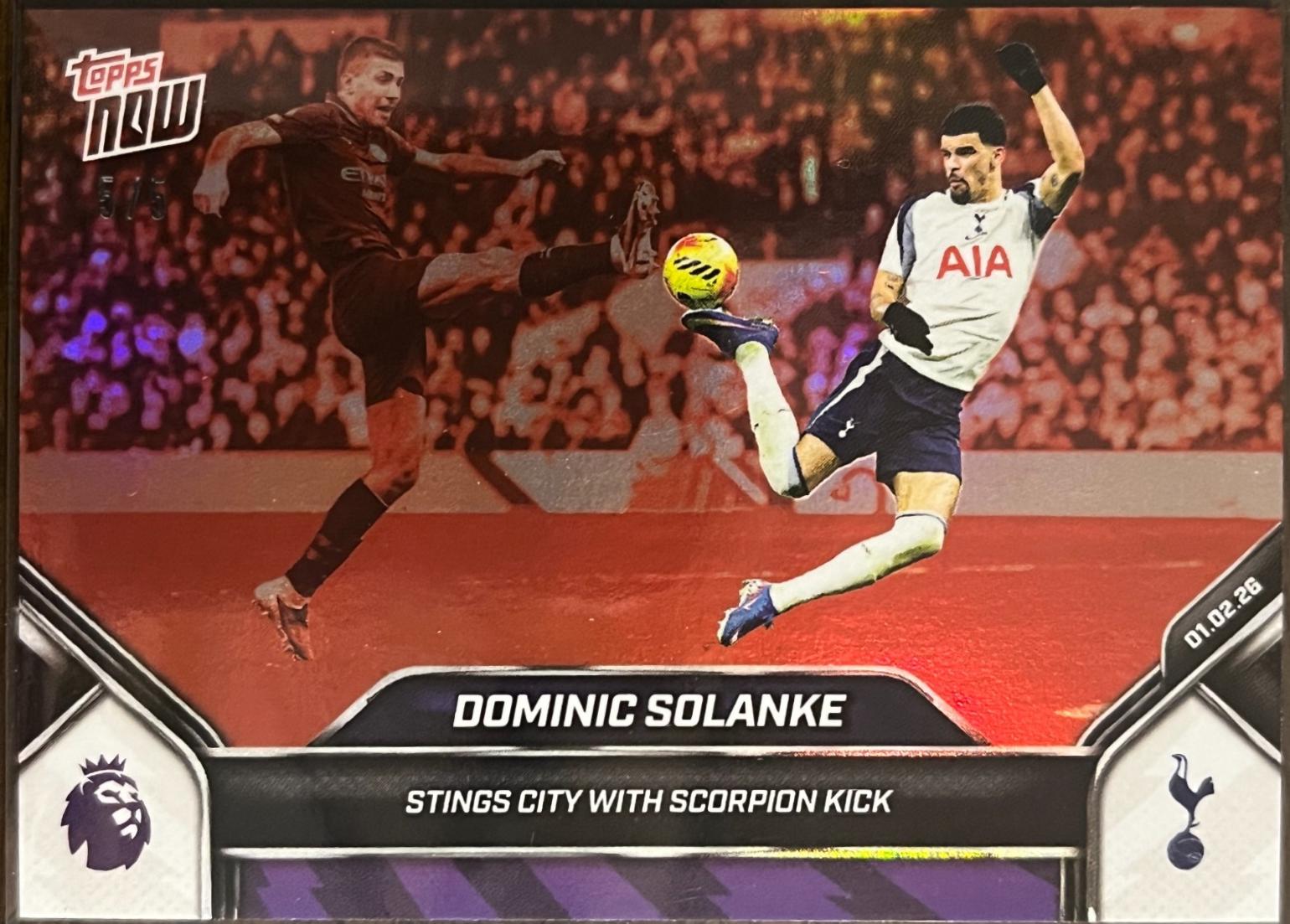 Dominic Solanke [Red Foil] #125