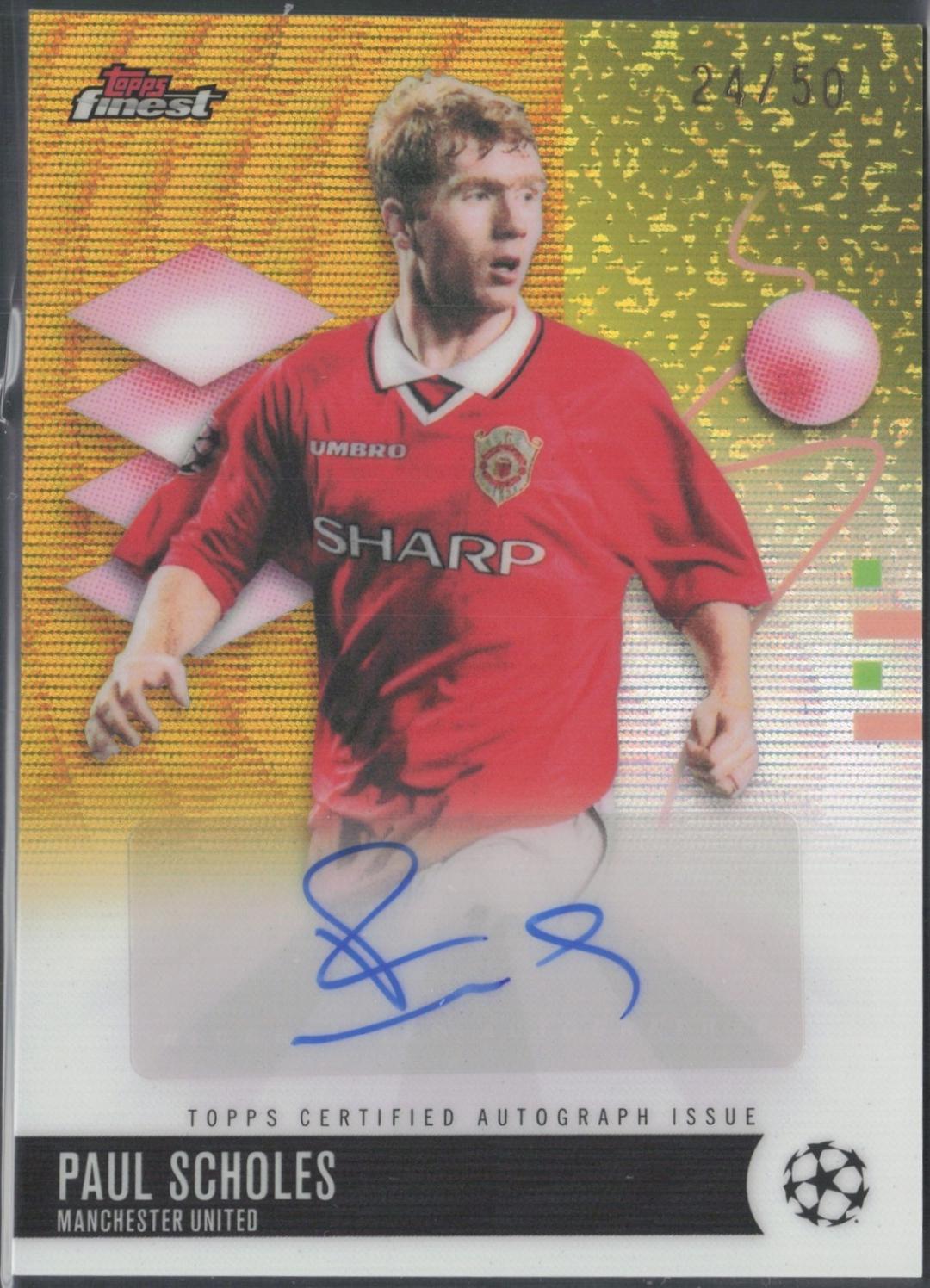 Paul Scholes [Gold Inferno] #BA-PS