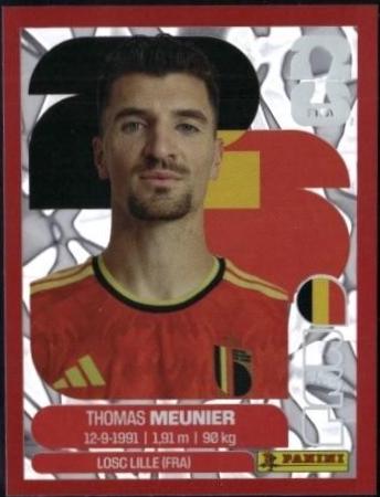 Thomas Meunier [Red Crumple] #BEL8
