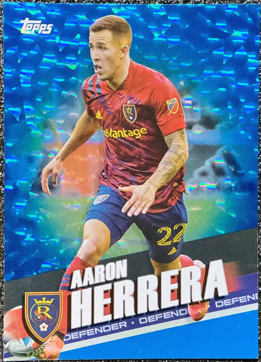 Aaron Herrera [Icy Blue Foil] #102