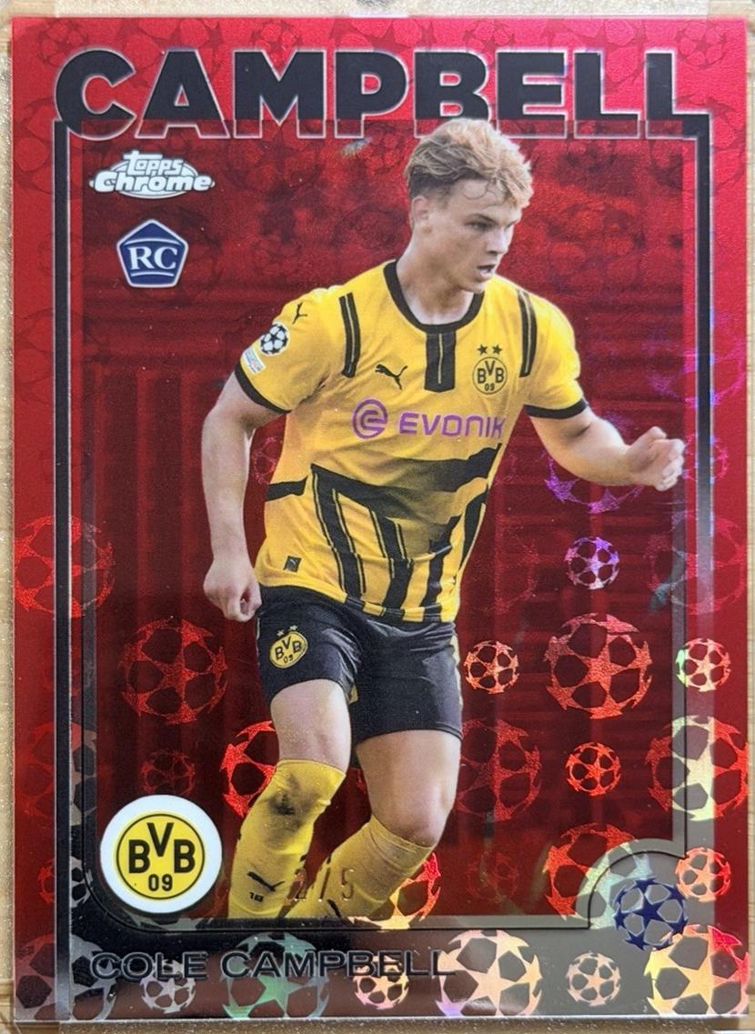 Cole Campbell [Red Starball Refractor LogoFractor] #191