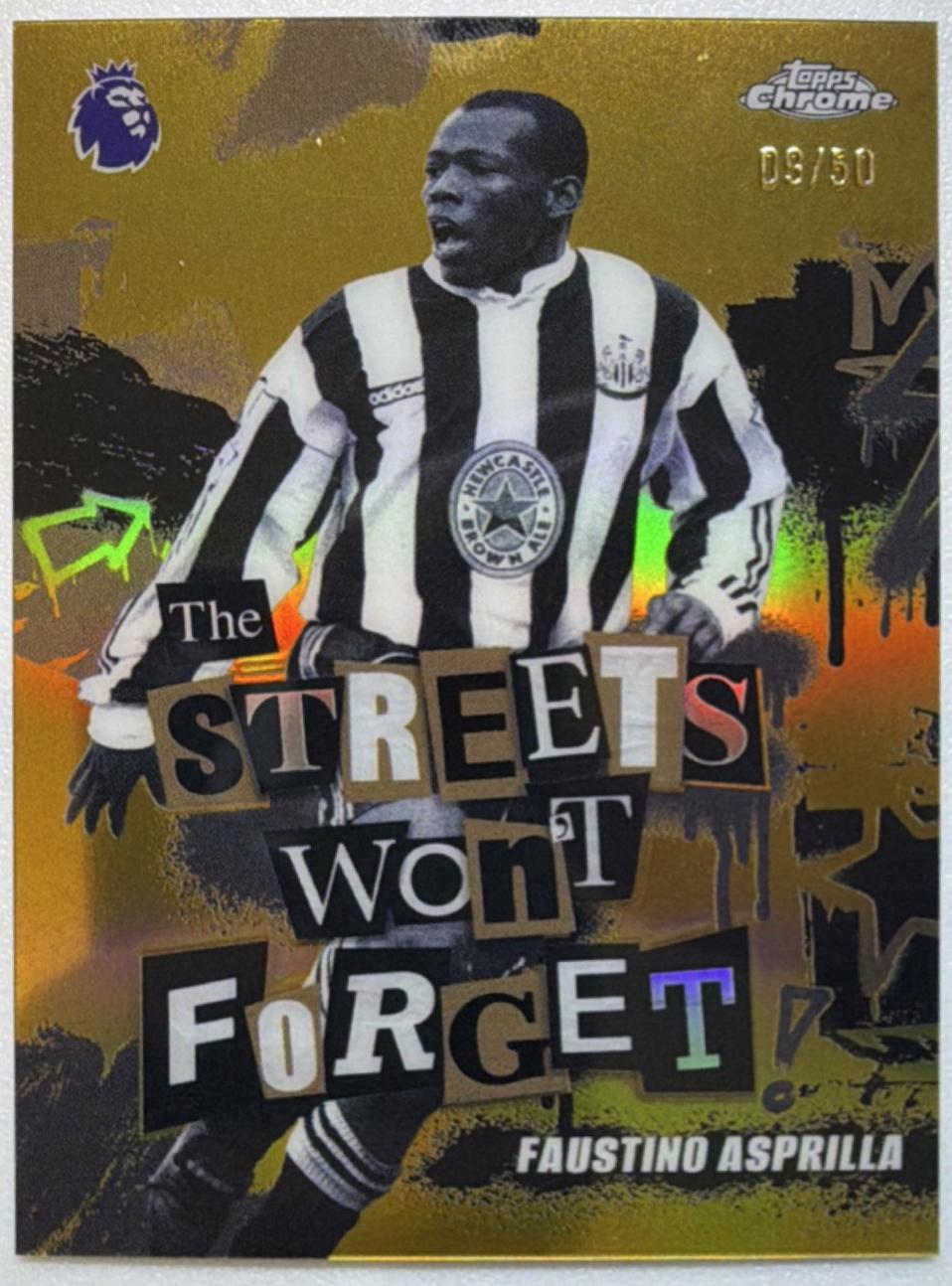Faustino Asprilla [Gold] #SWF-18