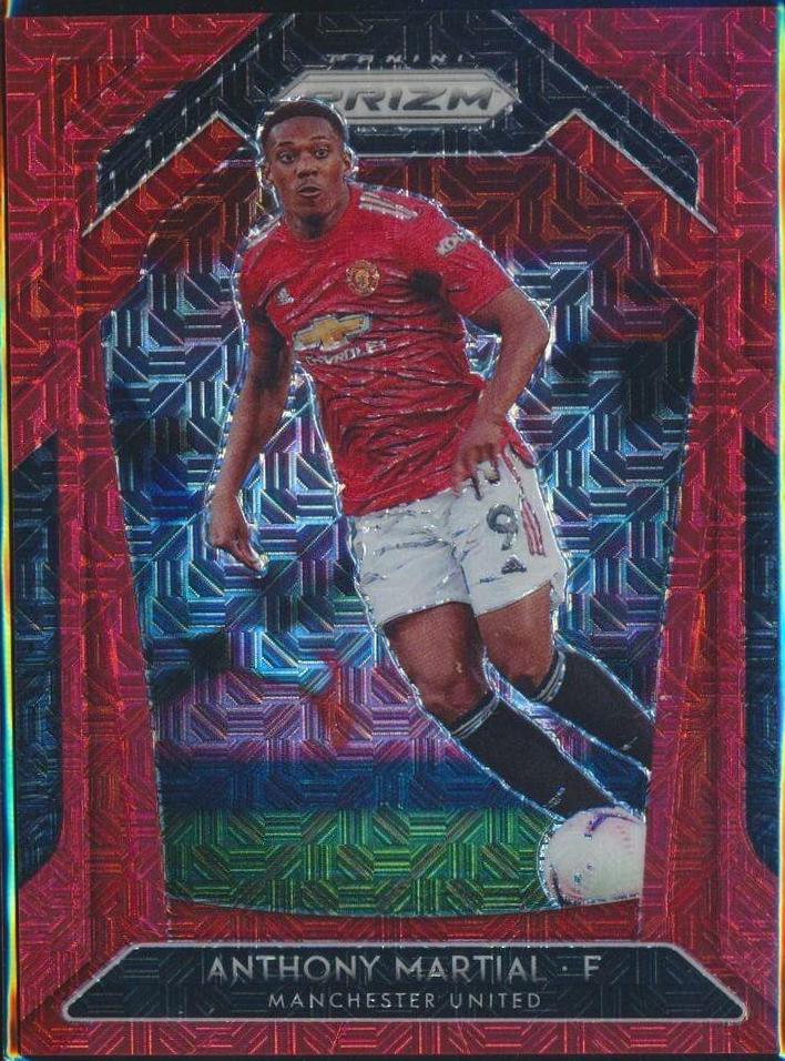Anthony Martial [Red Mojo Prizm] #13