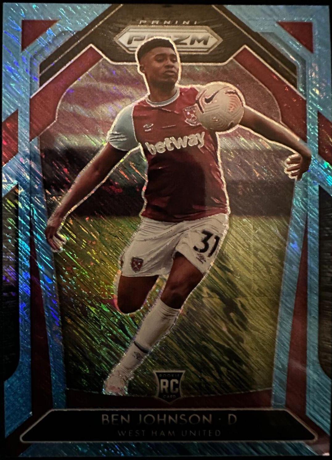 Ben Johnson [Blue Shimmer Prizm] #189