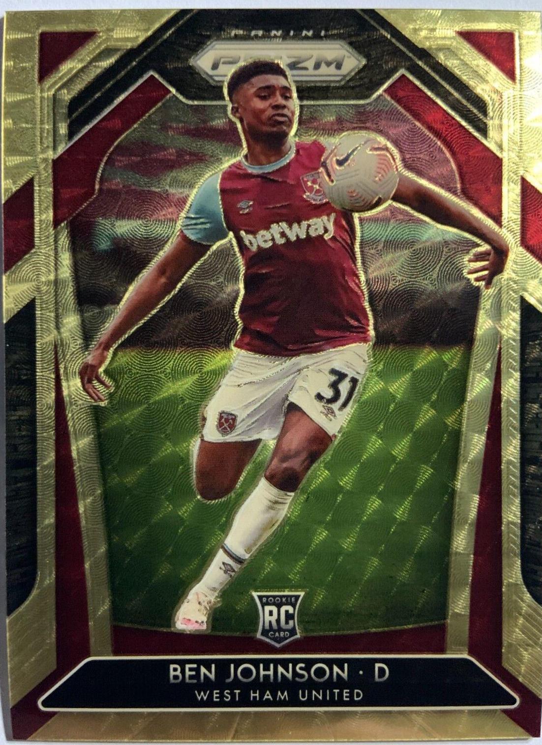 Ben Johnson [Gold Power Prizm] #189