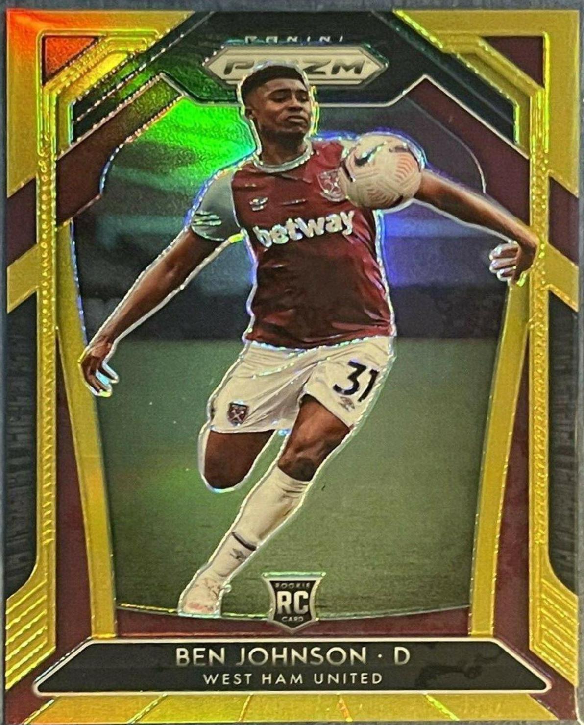 Ben Johnson [Gold Prizm] #189