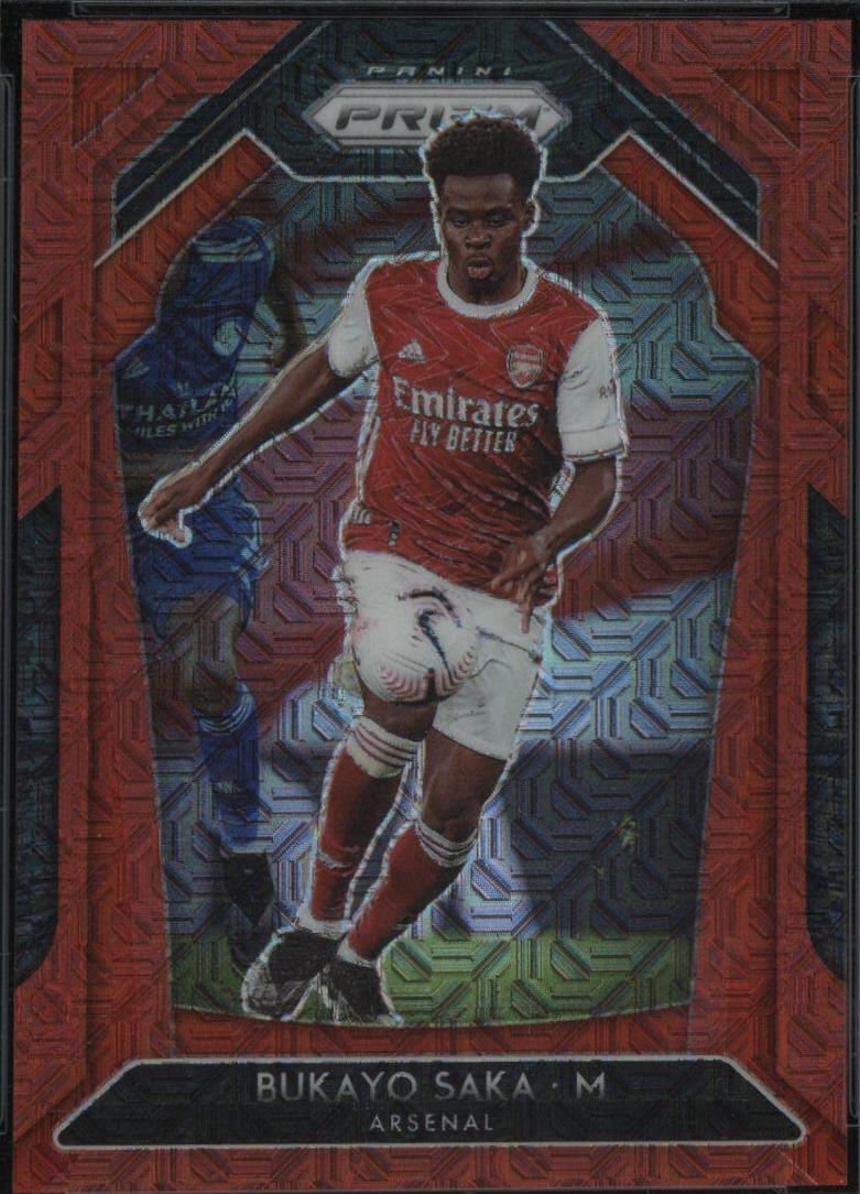 Bukayo Saka [Red Mojo Prizm] #40