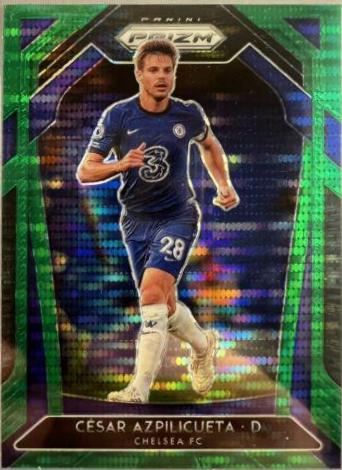 Cesar Azpilicueta [Green Pulsar Prizm] #212