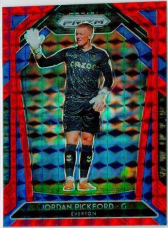 Jordan Pickford [Red Mosaic Prizm] #106