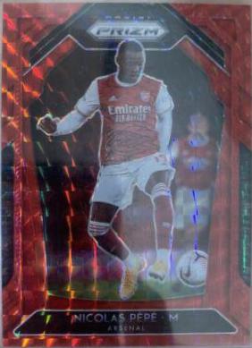 Nicolas Pepe [Red Mosaic Prizm] #42