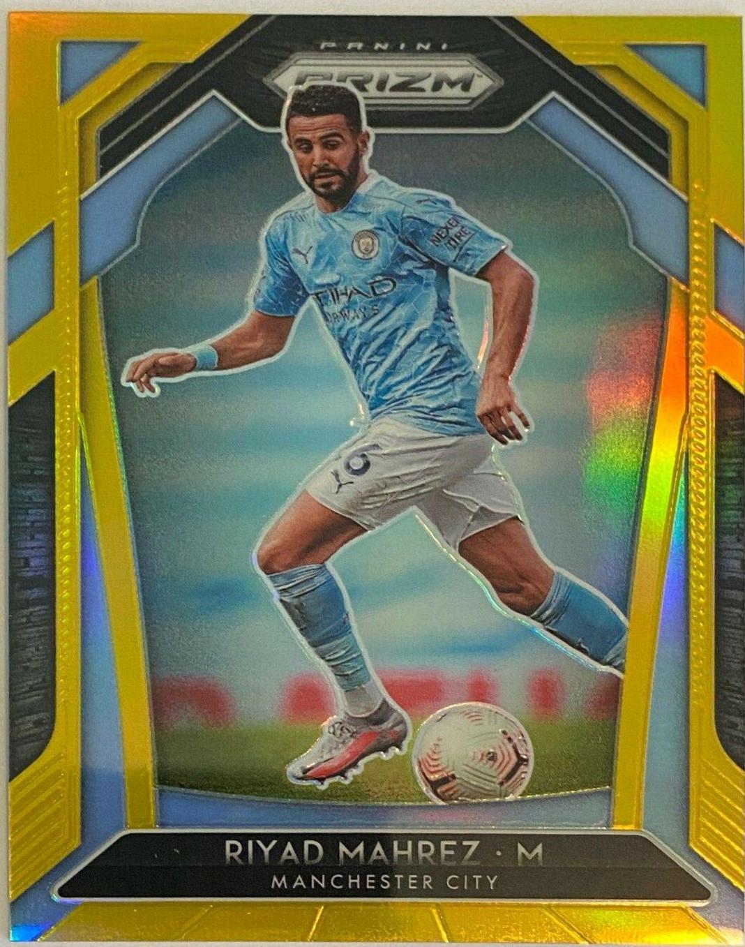 Riyad Mahrez [Gold Prizm] #97