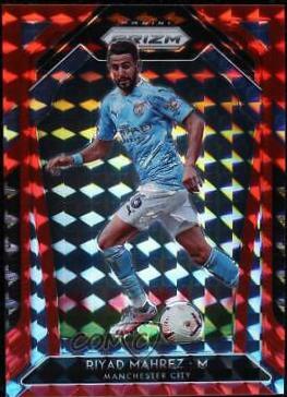 Riyad Mahrez [Red Mosaic Prizm] #97