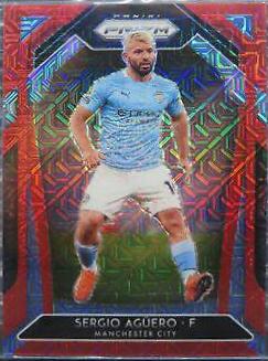 Sergio Aguero [Red Mojo Prizm] #104