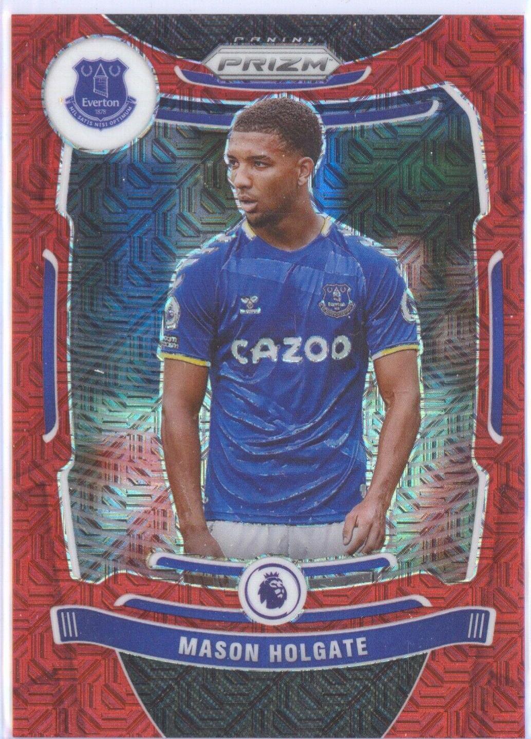 Mason Holgate [Red Mojo Prizm] #96