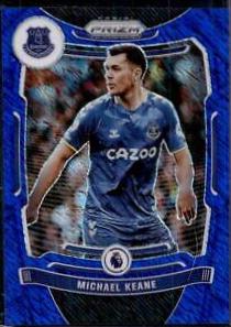 Michael Keane [Blue Shimmer Prizm] #95