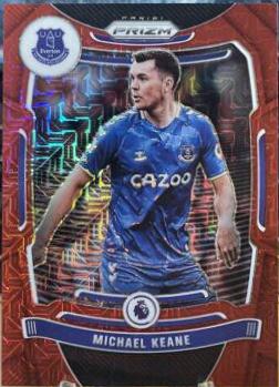 Michael Keane [Red Mojo Prizm] #95
