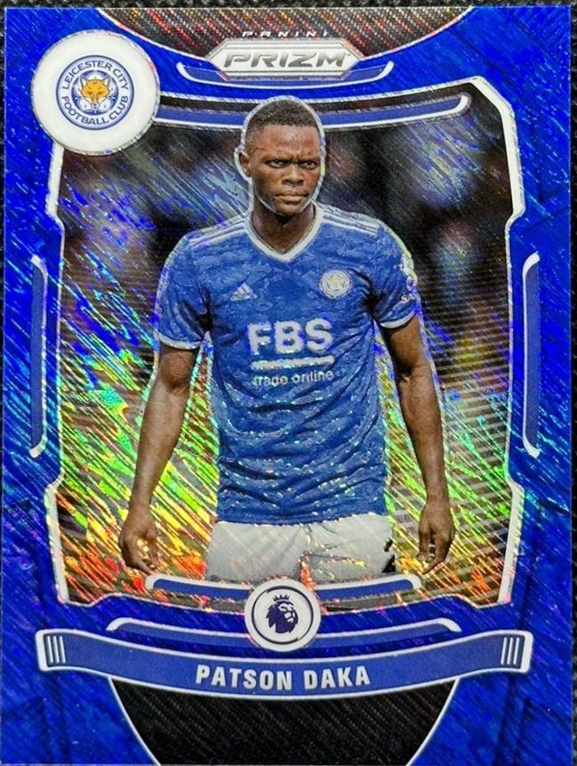 Patson Daka [Blue Shimmer Prizm] #27