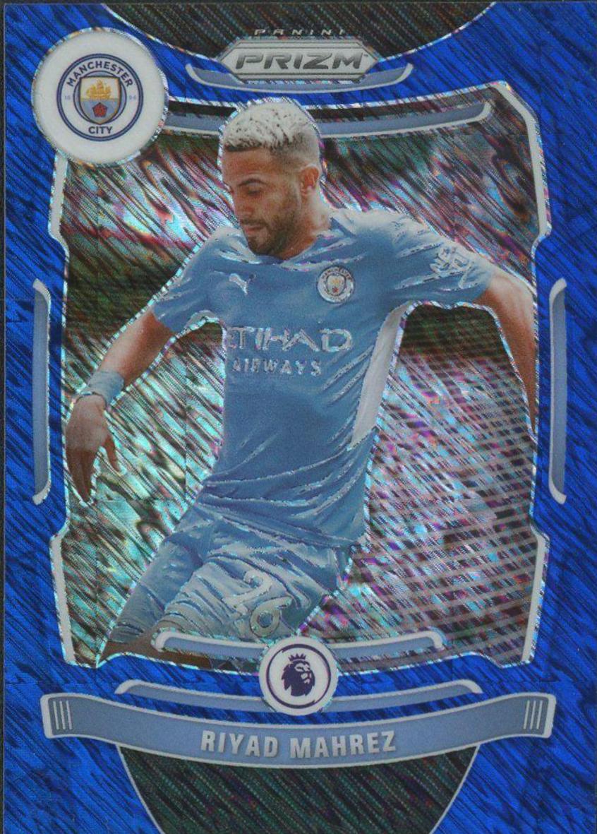 Riyad Mahrez [Blue Shimmer Prizm] #11