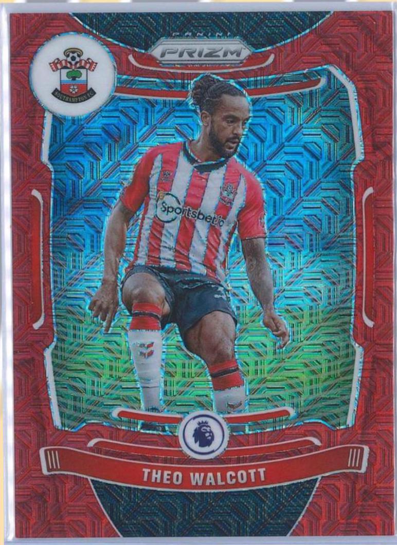 Theo Walcott [Red Mojo Prizm] #117
