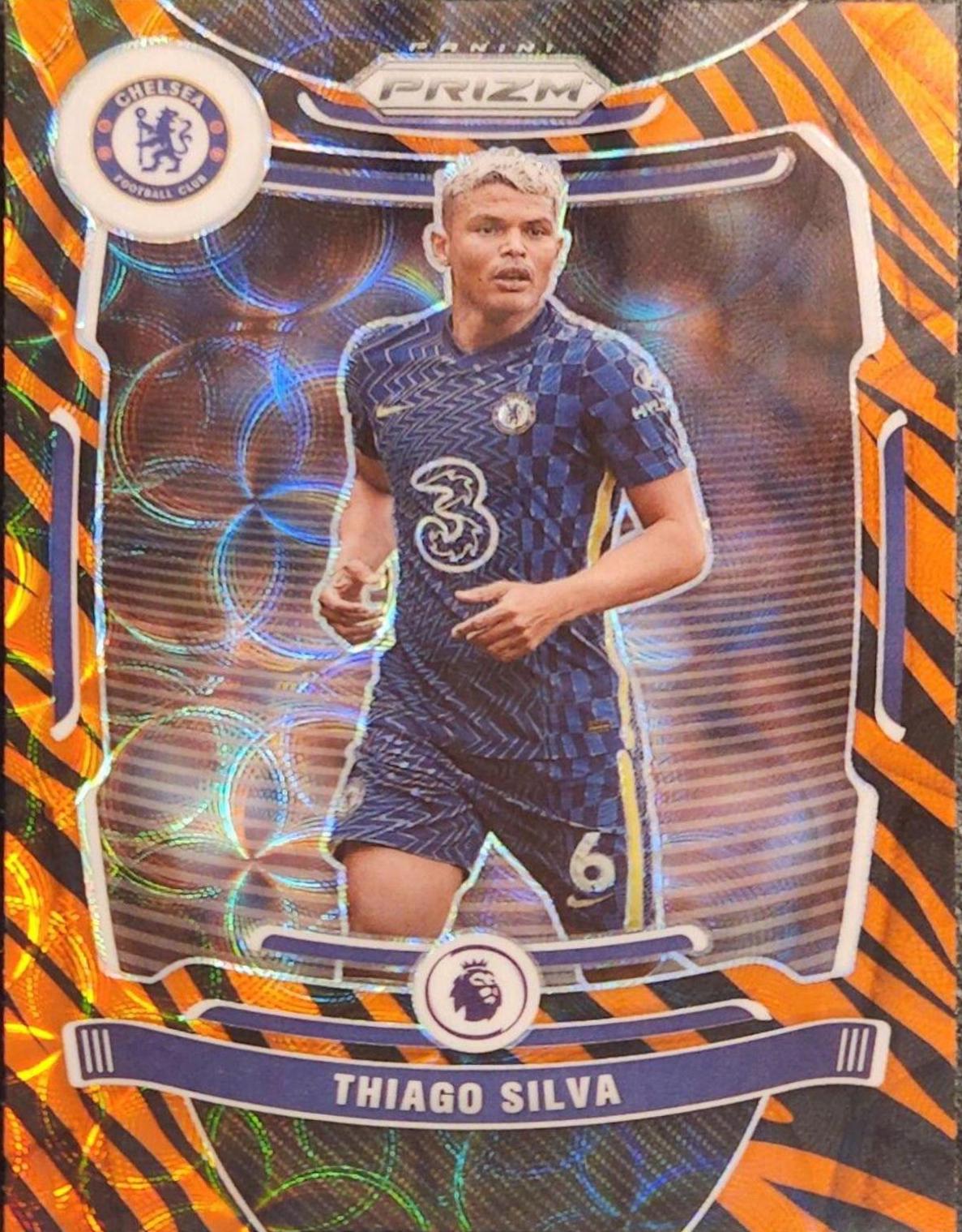 Thiago Silva [Tiger Stripe Choice Prizm] #244
