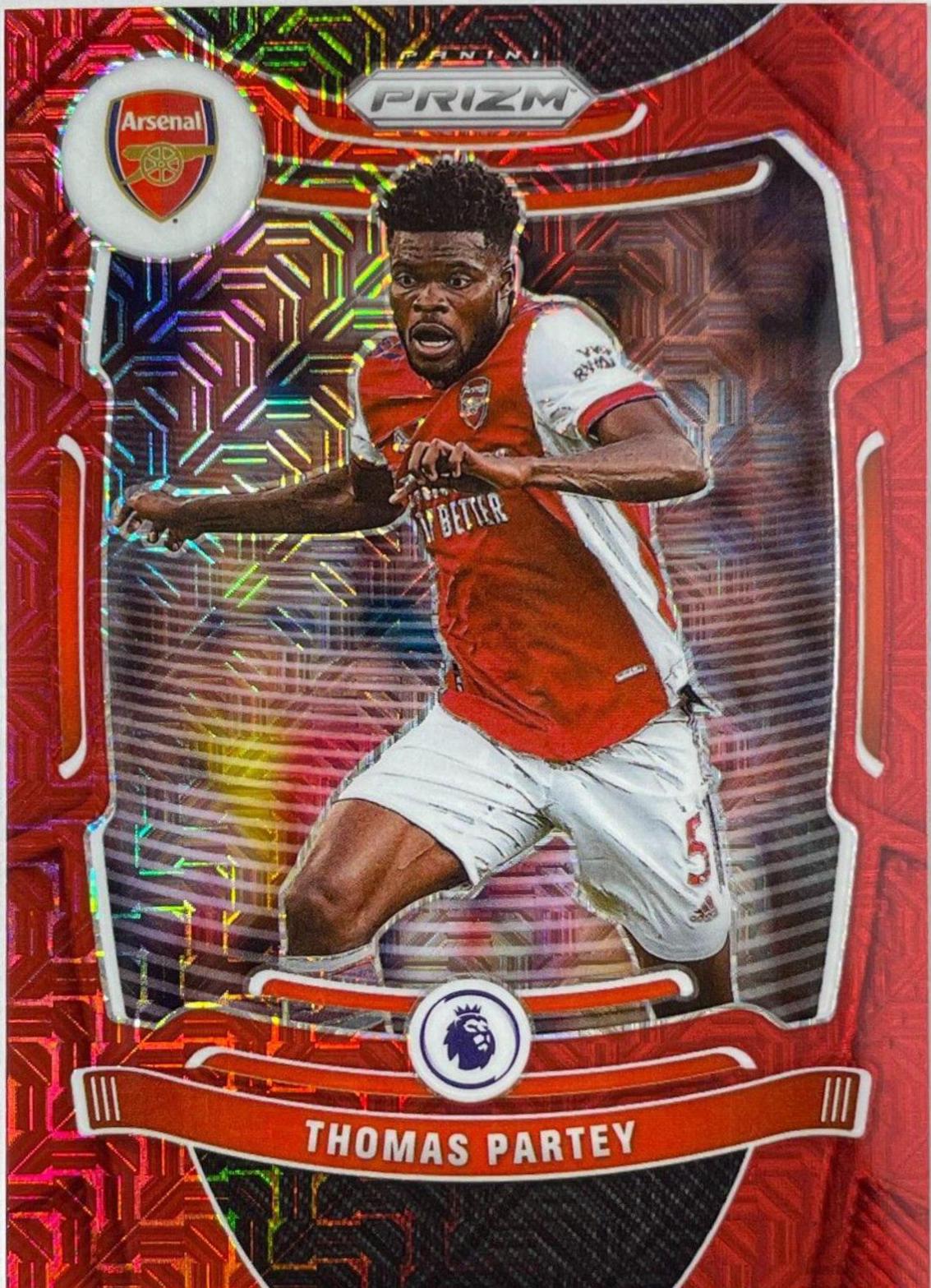 Thomas Partey [Red Mojo Prizm] #204