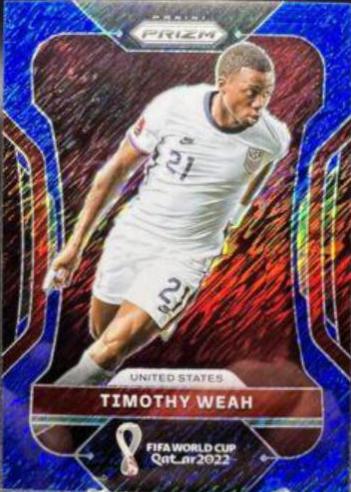 Timothy Weah [Blue Shimmer] #207