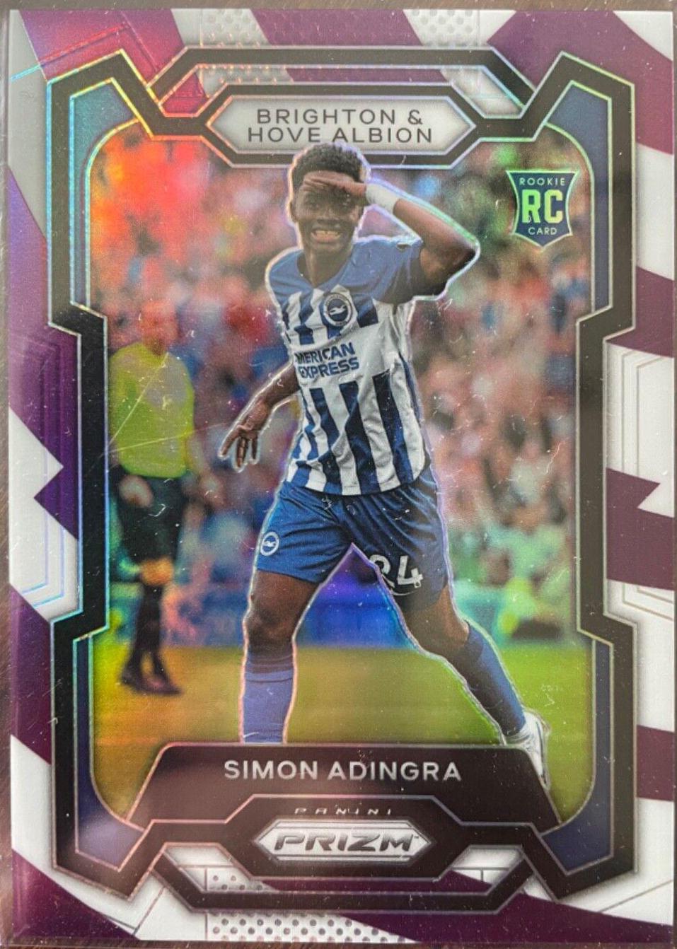 Simon Adingra [Purple White Stripes] #98