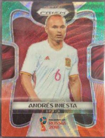 Andres Iniesta [Green & Orange Wave] #197