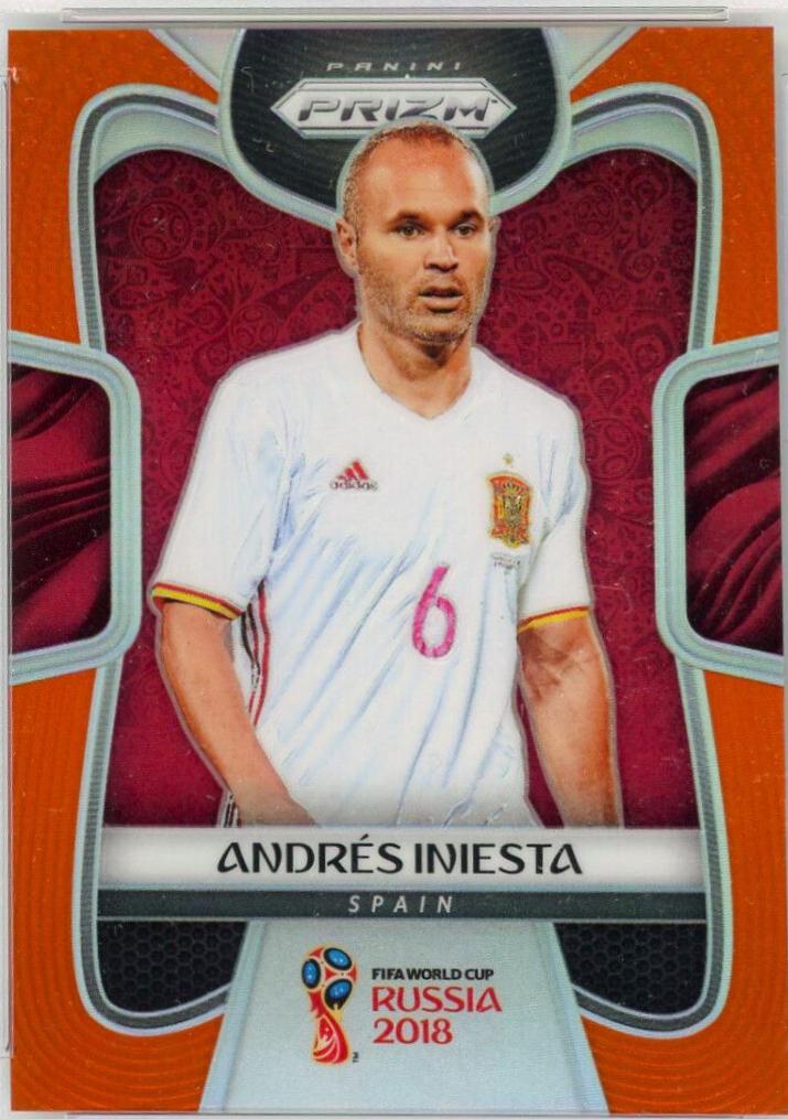 Andres Iniesta [Orange Prizm] #197
