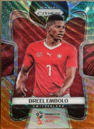 Breel Embolo [Green & Orange Wave] #242