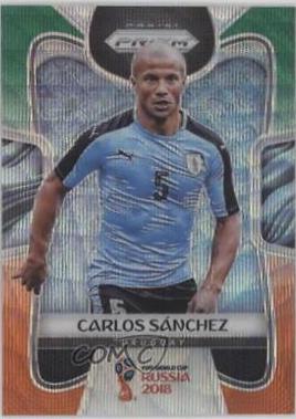 Carlos Sanchez [Green & Orange Wave] #210