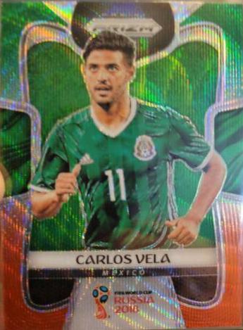 Carlos Vela [Green & Orange Wave] #129