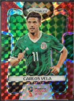Carlos Vela [Red Mosaic Prizm] #129