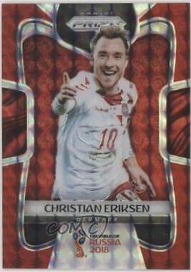 Christian Eriksen [Red Mosaic Prizm] #266