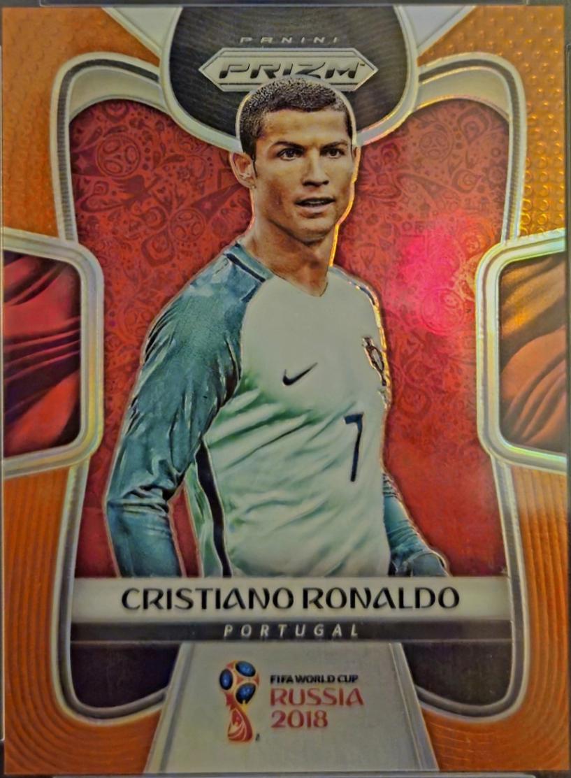 Cristiano Ronaldo [Orange Prizm] #154