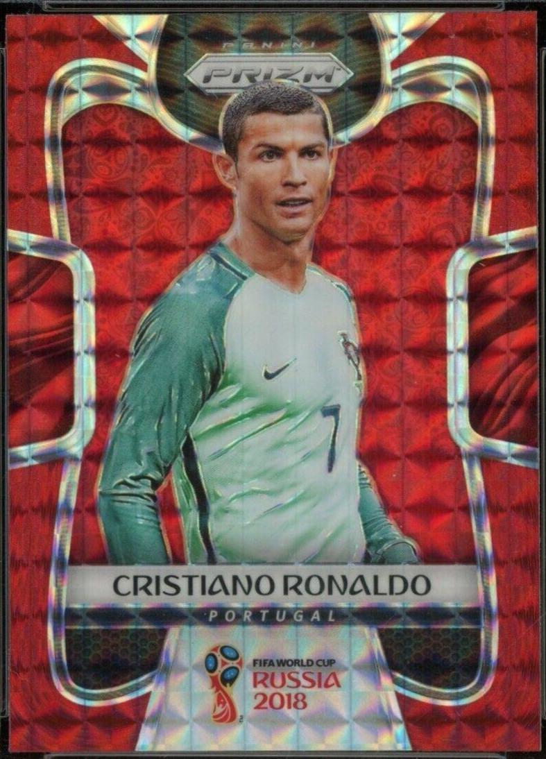 Cristiano Ronaldo [Red Mosaic Prizm] #154