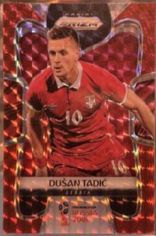 Dusan Tadic [Red Mosaic Prizm] #181