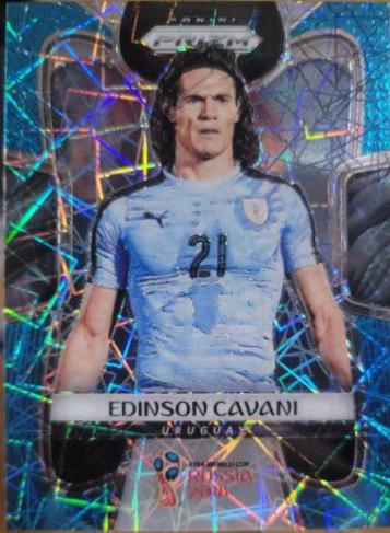 Edinson Cavani [Light Blue Lazer] #209