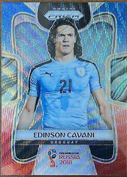 Edinson Cavani [Red & Blue Wave] #209