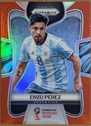 Enzo Perez [Orange Prizm] #12