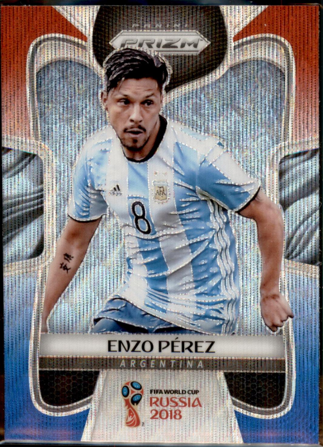 Enzo Perez [Red & Blue Wave] #12