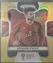 Gerard Pique [Gold Prizm] #208