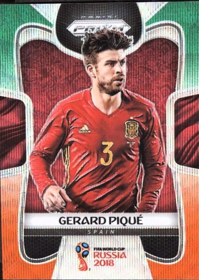 Gerard Pique [Green & Orange Wave] #208