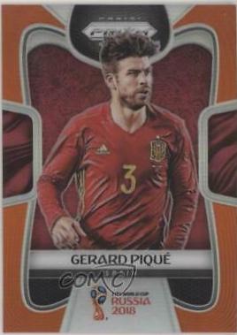 Gerard Pique [Orange Prizm] #208