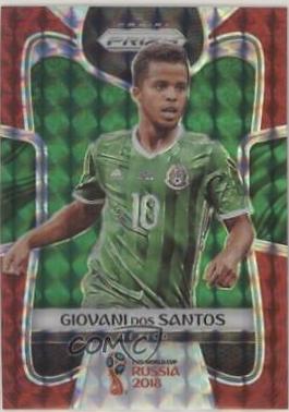 Giovani Dos Santos [Red Mosaic Prizm] #131