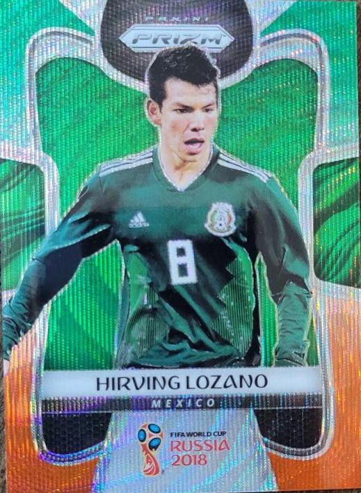 Hirving Lozano [Green & Orange Wave] #135