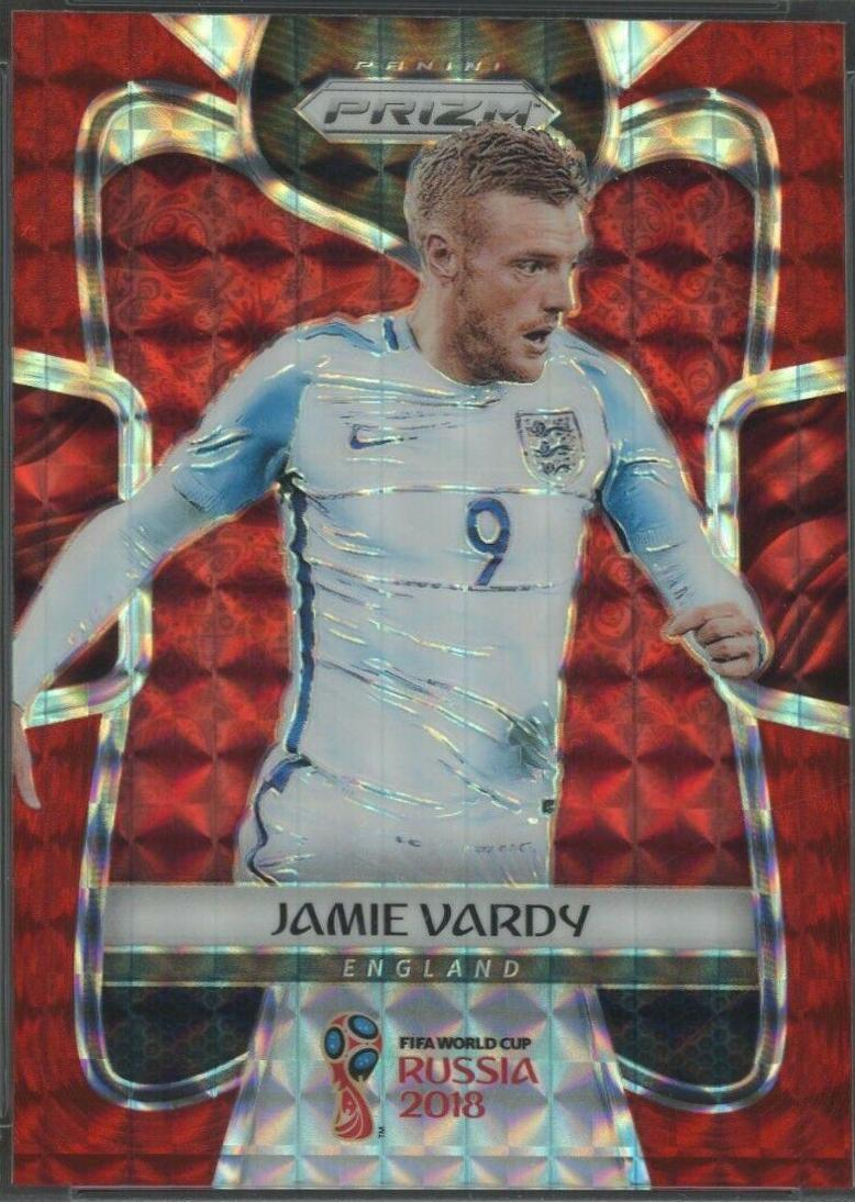 Jamie Vardy [Red Mosaic Prizm] #65