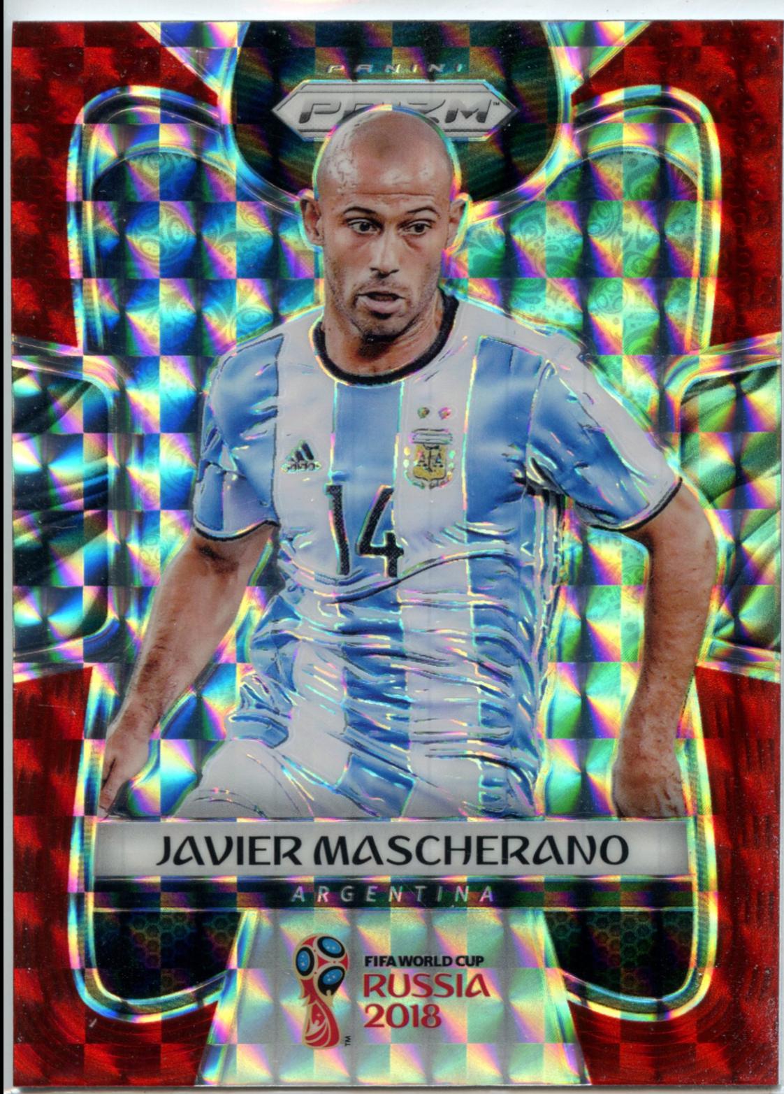 Javier Mascherano [Red Mosaic Prizm] #6